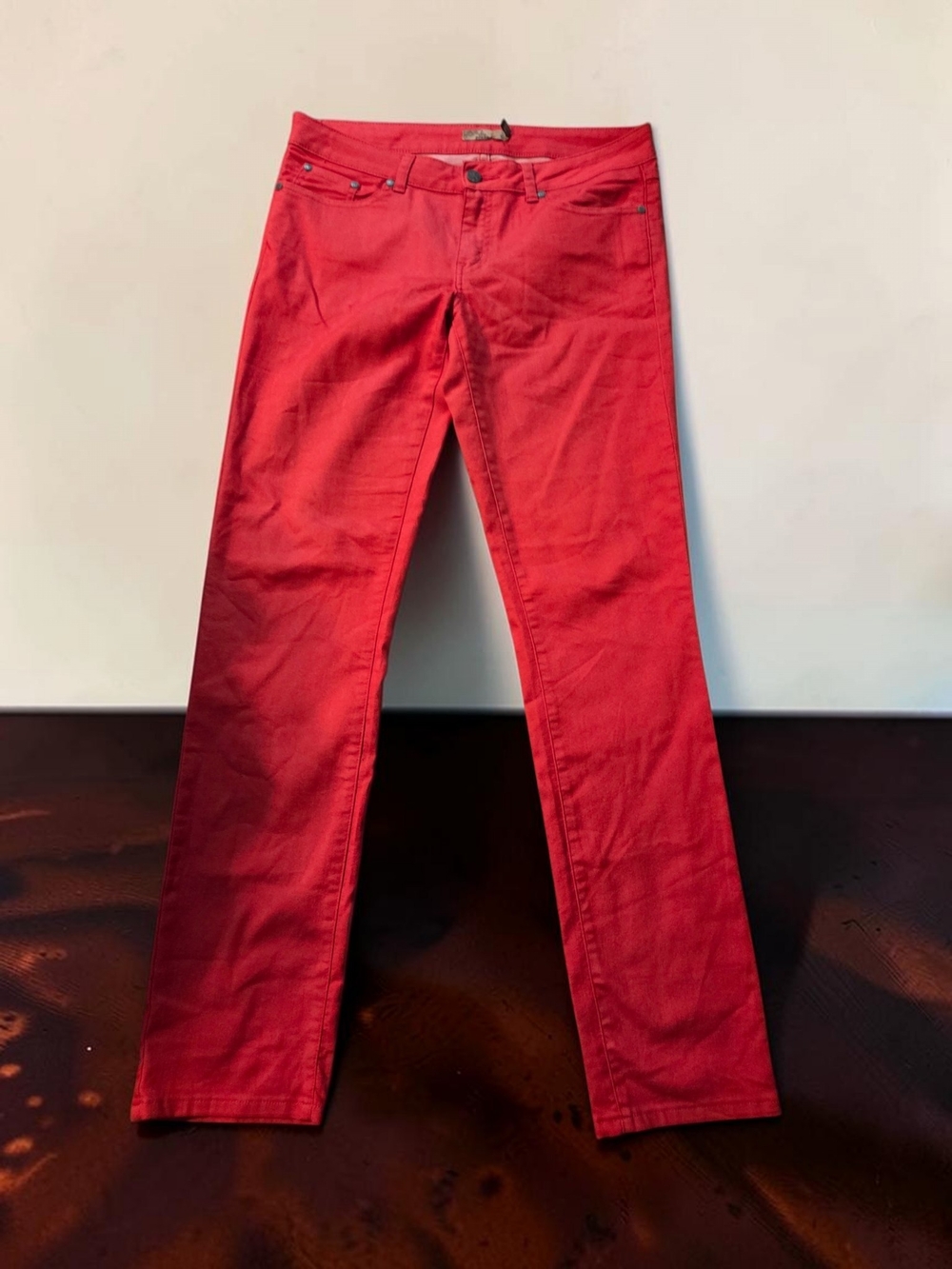 Prana Women’s Straight Leg Jeans in Red